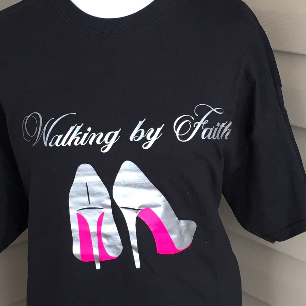 Walking By Faith T-Shirt - Picture 4 of 4